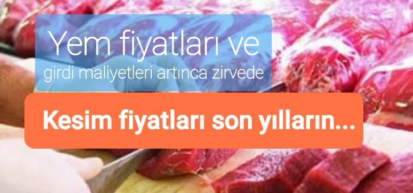 ET FİYATLARI GÜNDEMDE...