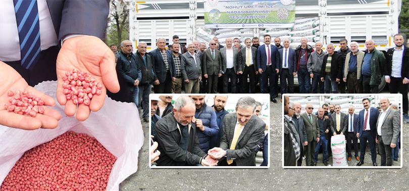 ÜRETİCİYE HİBE NOHUT
