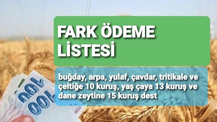 BUNLARI EKENE FARK ÖDEMESİ VAR