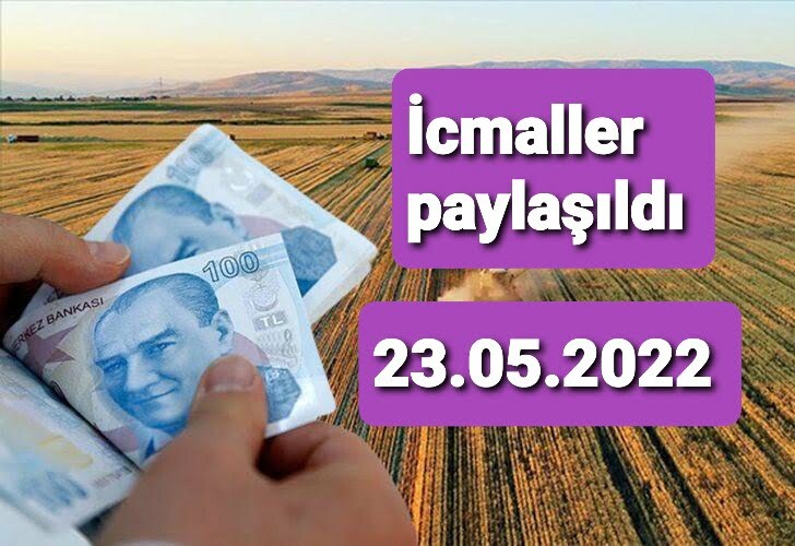 TARIM MÜDÜRLÜĞÜ ICMALLERİ PAYLAŞTI