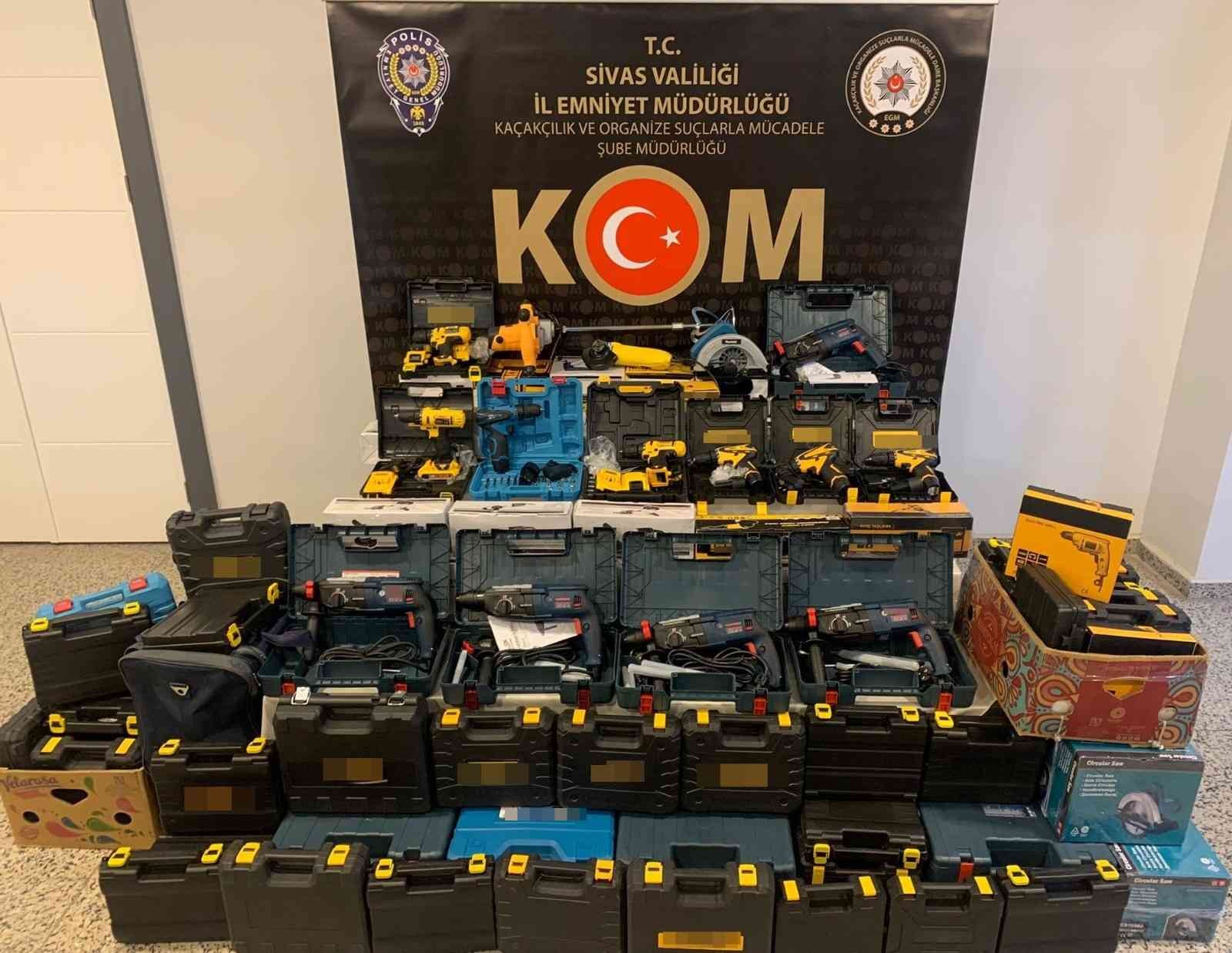 Gümrük Kaçağı Matkaplara El Konuldu
