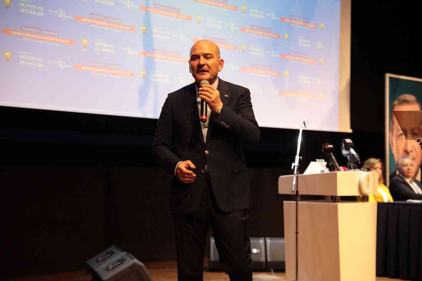 İçi̇şleri̇ Bakanı Soylu: “6Lı Masa Deği̇l 6 Bi̇n Masada Kursalar Bu Mi̇lleti̇ Durduramayacaklar”