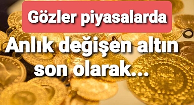 Altın fiyatları anlık değişimde