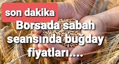 Borsada sabah seansında işlemler vardı..