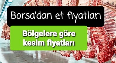 Et fiyatları kesim fiyatları