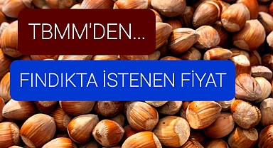 Fındık'ta Meclis'ten gelen fiyat...