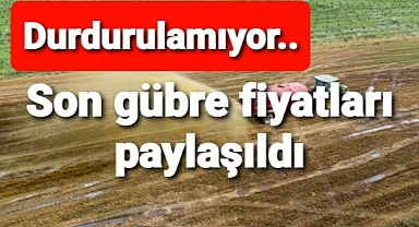 Gübre fiyatları en büyük sorun