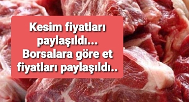KESIM fiyatları ET fiyatları