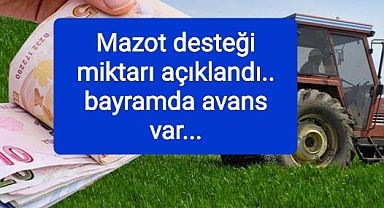 Mazot desteği hesaplara yattı
