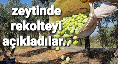 Rekolteyi açıkladılar
