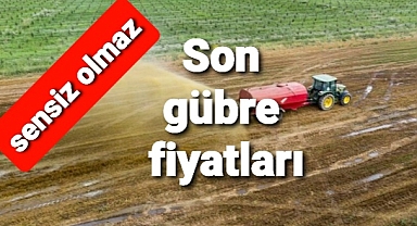 Son gübre fiyatları