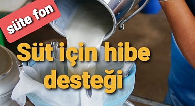Süt merkezlerine büyük destek