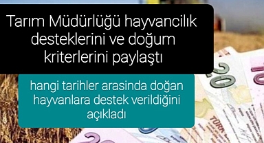 Destekleri ve hangi şartlarda destek verildiği paylaşıldı