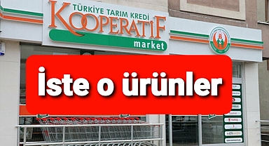 Tarım Kredi'deki o ürünler belli oldu