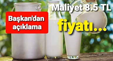 Çiğ süt fiyatının ne kadar olması gerektiğini açıkladı