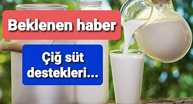 Çiğ süt paraları ödeme sürecinde