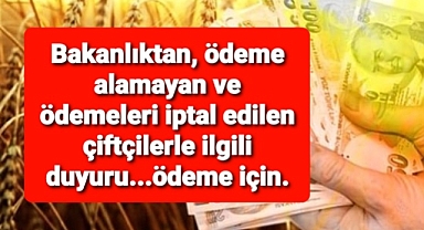 Desteklemelerden yararlanamayan çiftçilere duyuru