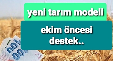 Ekim öncesi ayni destek