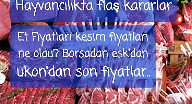 Et fiyatları, kesim fiyatları
