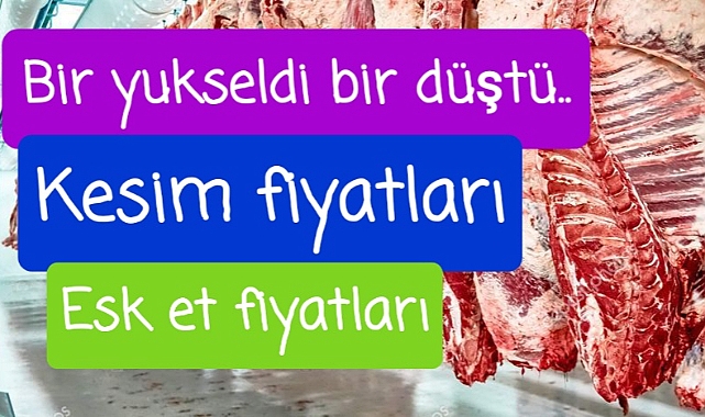Et kesim fiyatları
