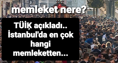 Hemşerim memleket nere? İstanbul'da en çok hangi memleketliler var?