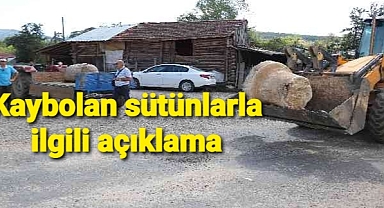 Kaybolan sütünlarla ilgili açıklama yapıldı..