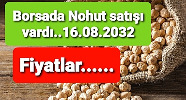 Nohut fiyatları paylaşıldı