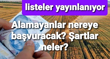 Ödeme listeleri yayınlandı