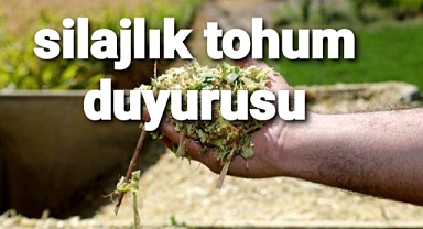 Silajlık tohum duyurusu