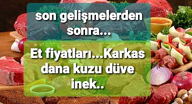 Son et fiyatları paylaşıldı