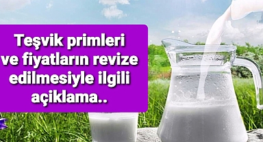 süt fiyatlarının revize edilmesinin önemine dikkat çekti