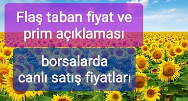 Taban fiyat ve prim açıklaması.. Borsalardan son fiyatlar