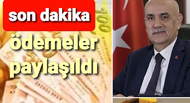 Tarım Bakanı destek ödemelerini paylaştı..