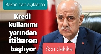 Tarım Bakanı'ndan kredi açıklaması