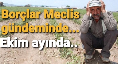 Tarım Kredi Borçları Meclis gündeminde