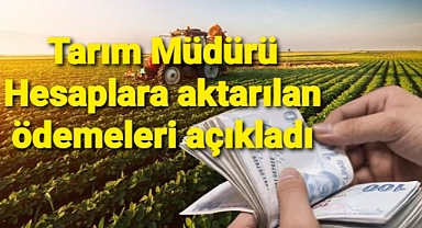 Tarım Müdürlüğü hesaplara aktarılan paraları açıkladı..