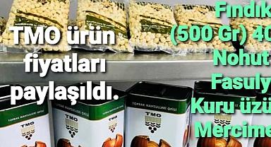 TMO fiyat paylaştı