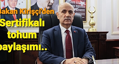 Yeni srtifikalı tohum çeşidi
