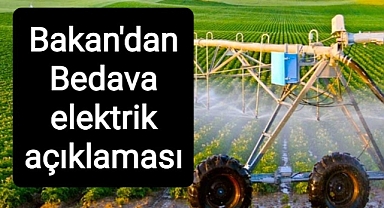 Bakan'dan ücretsiz elektrik açıklaması
