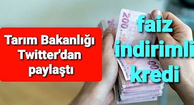 Balıkçılara kredi açıklaması