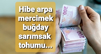 Çiftçilere sertifikalı tohum dağıtılacak mı?