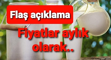 Çiğ süt fiyatı aylık olarak belirlenmeli 