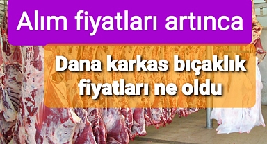 Dana karkas et bıçaklık fiyatları
