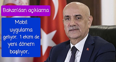 Mobil uygulama geliyor