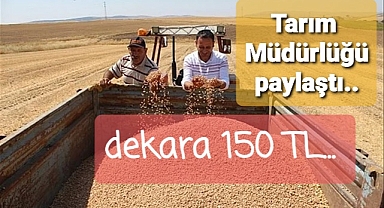 Tarım Müdürlüğü açıkladı: Bu yöntemle dekara 150 TL tasarruf sağlandı..