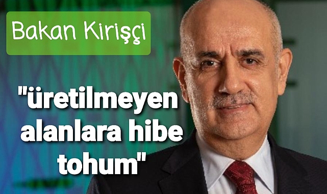Üretilmeyen alanlara hibe tohum