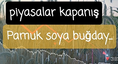 Yurtdışı emtia piyasaları nasıl kapandı.. pamuk buğday soya fiyatları ne oldu?