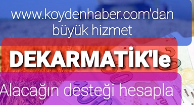 Dekarmatik hesaplama aracı.....