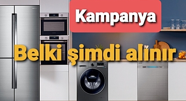 Beyaz eşyada kampanya üstüne kampanya buzdolapları çamaşır makineleri kombiler.. 