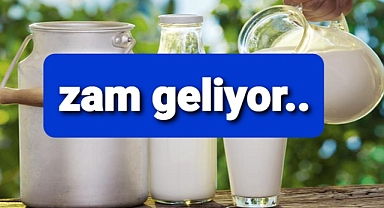 Çiğ süt ve süt ürünlerine zam geliyor